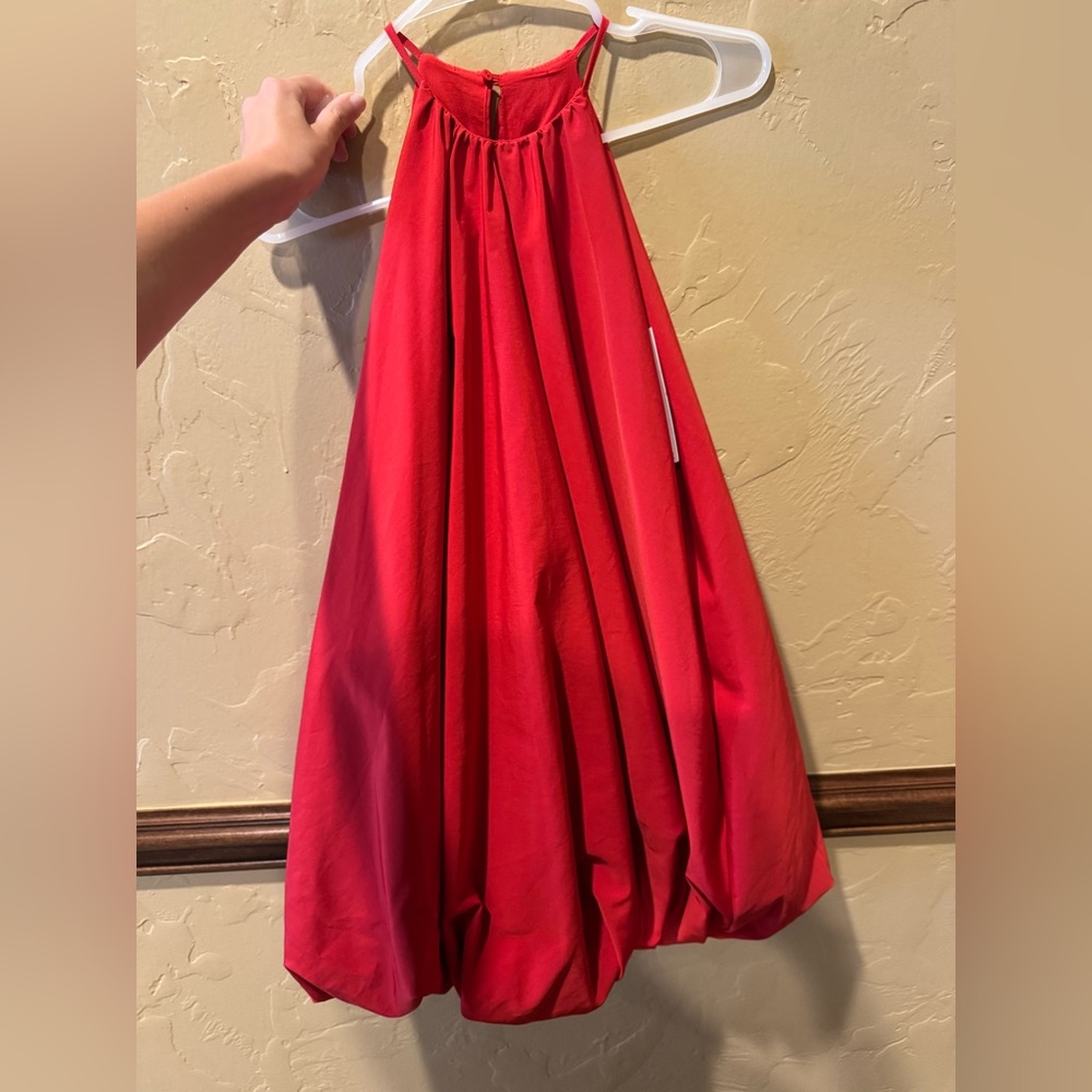 Red Zara Bubble Dress NWT